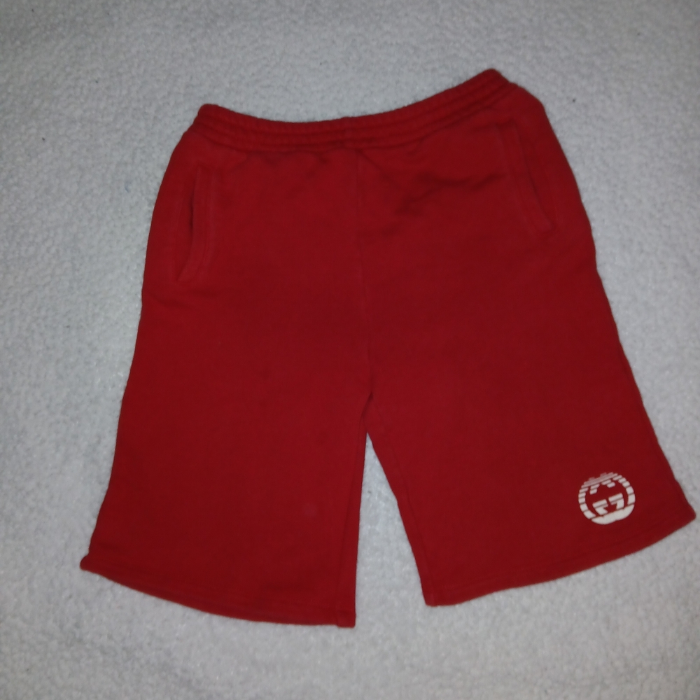 Gucci Vibrant Red Kids Shorts